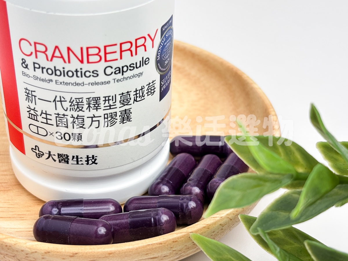 NO.4 蔓越莓益生菌推薦：大醫生技 新一代緩釋型蔓越莓益生菌複方膠囊
