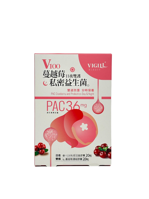 婦潔 V100蔓越莓私密益生菌